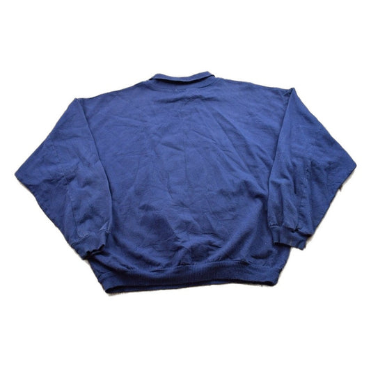 Proper Vintage Clothing > Gender Neutral Adult Clothing > Hoodies & Sweatshirts > Sweatshirts Vintage 1990s Gopher Sport Blank Collared Sweatshirt / 90s Sweatshirt / Made In USA / Essential / Streetwear / Vintage Blank Sweater