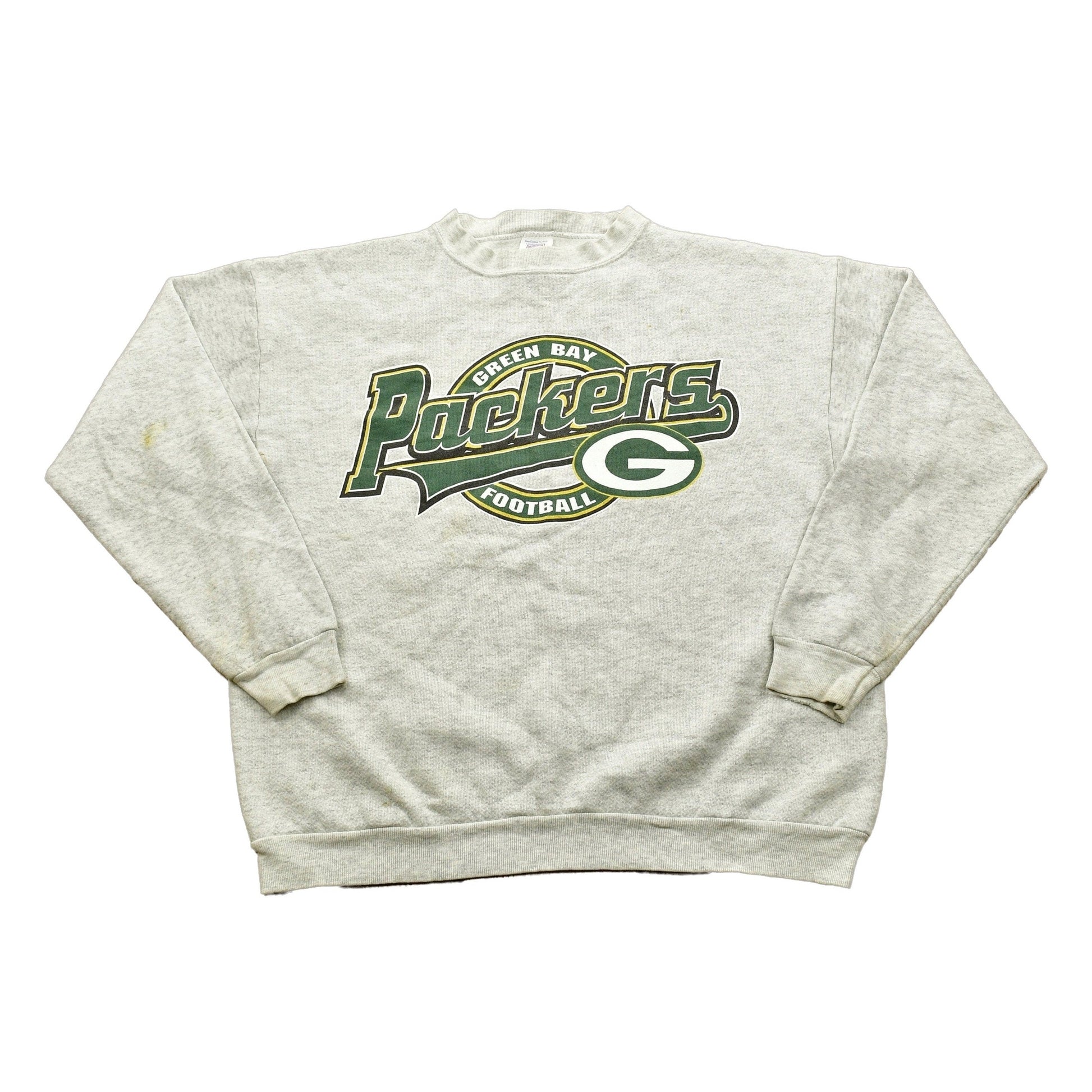 Proper Vintage Clothing > Gender Neutral Adult Clothing > Hoodies & Sweatshirts > Sweatshirts Vintage 1990s Greenbay Packers Crewneck Sweatshirt / Made In USA / 90s Crewneck / NFL Streetwear / Athleisure