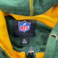 Proper Vintage Clothing > Gender Neutral Adult Clothing > Hoodies & Sweatshirts > Sweatshirts Vintage 1990s Greenbay Packers Full Zip Hooded Sweatshirt / Embroidered / Sports / 90s Crewneck / NFL / Streetwear / Athleisure