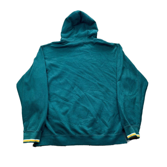 Proper Vintage Clothing > Gender Neutral Adult Clothing > Hoodies & Sweatshirts > Sweatshirts Vintage 1990s Greenbay Packers Full Zip Hooded Sweatshirt / Embroidered / Sports / 90s Crewneck / NFL / Streetwear / Athleisure