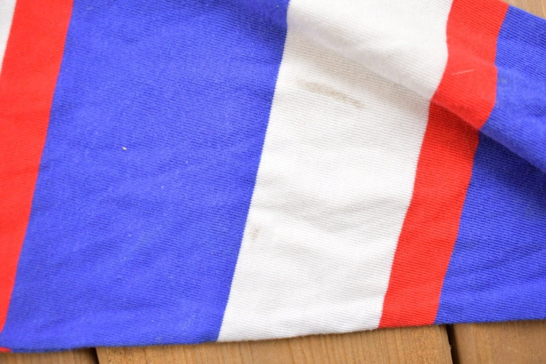 Proper Vintage Clothing > Gender Neutral Adult Clothing > Hoodies & Sweatshirts > Sweatshirts Vintage 1990s Jacklyn Sport Striped Crewneck Sweatshirt / 90s Crewneck / Made In USA / Essential / Streetwear / 90s Striped Sweatshirt