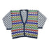 Proper Vintage Clothing > Gender Neutral Adult Clothing > Hoodies & Sweatshirts > Sweatshirts Vintage 1990s Jamie Scott Knitted Cardigan Sweater / Vintage 90s Knit / Colourful Cardigan Sweatshirt / Nanaimo Canada
