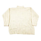 Proper Vintage Clothing > Gender Neutral Adult Clothing > Hoodies & Sweatshirts > Sweatshirts Vintage 1990s Karen Scott II Cable Knit Mockneck Sweater / Virgin Wool / Streetwear / Women's