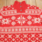 Proper Vintage Clothing > Gender Neutral Adult Clothing > Hoodies & Sweatshirts > Sweatshirts Vintage 1990s Lauren Ralph Lauren Snowflake Knit Women's Sweater / Vintage Ralph Lauren / All Over Pattern