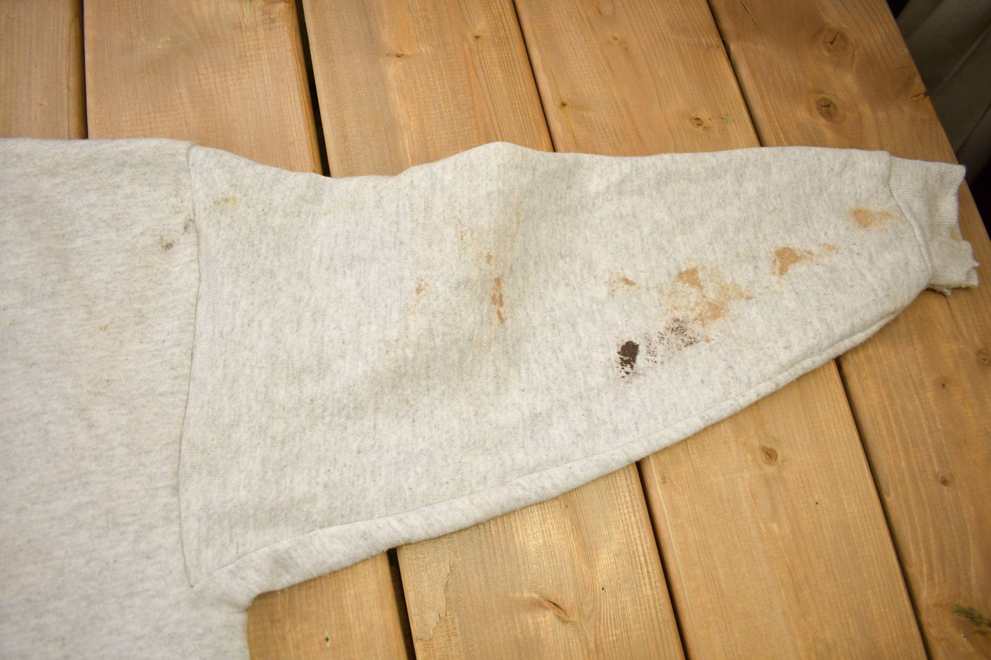 Proper Vintage Clothing > Gender Neutral Adult Clothing > Hoodies & Sweatshirts > Sweatshirts Vintage 1990s Mighty Ducks Of Anaheim NHL Logo 7 Crewneck Sweatshirt / Distressed / Sportswear / Athleisure / Americana / Made In USA