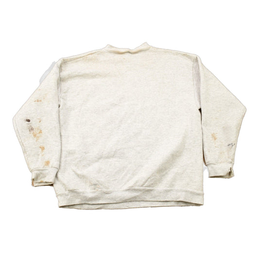 Proper Vintage Clothing > Gender Neutral Adult Clothing > Hoodies & Sweatshirts > Sweatshirts Vintage 1990s Mighty Ducks Of Anaheim NHL Logo 7 Crewneck Sweatshirt / Distressed / Sportswear / Athleisure / Americana / Made In USA