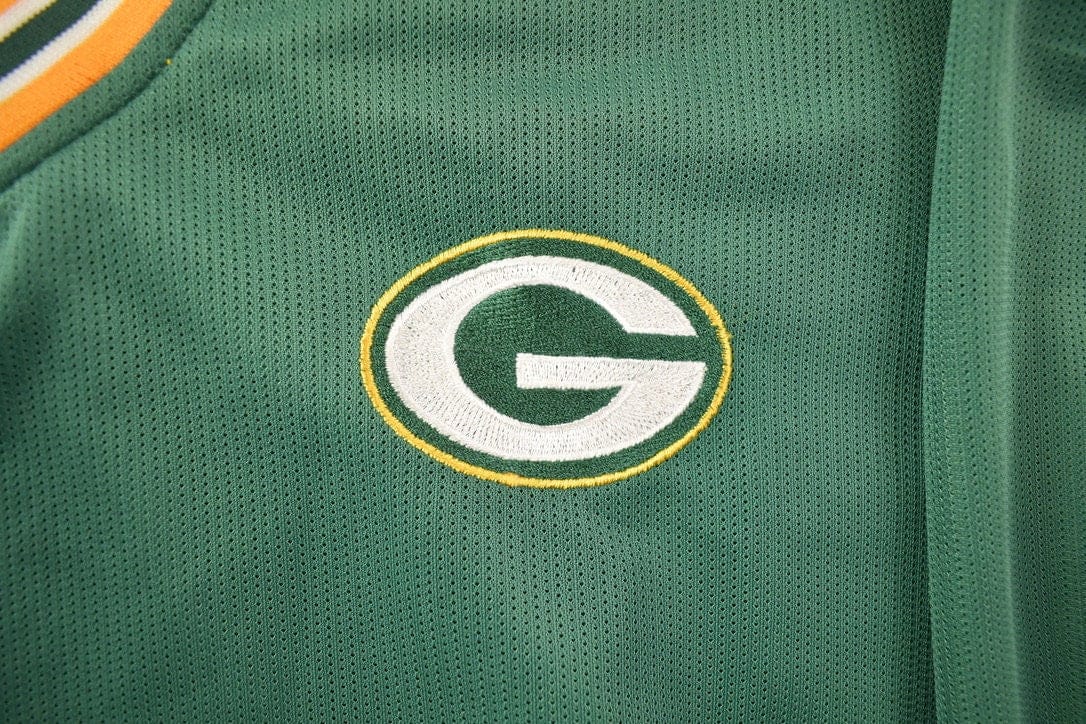 Proper Vintage Clothing > Gender Neutral Adult Clothing > Hoodies & Sweatshirts > Sweatshirts Vintage 1990s NFL Greenbay Packers Pro Line Starter Mesh Jersey / Football / Sportswear / Americana / Green Bay Wisconsin / Size Medium /