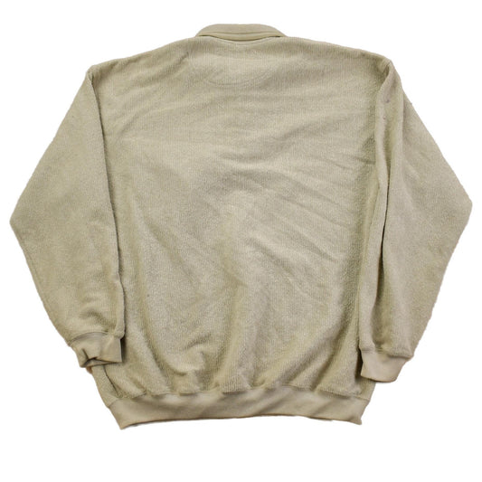 Proper Vintage Clothing > Gender Neutral Adult Clothing > Hoodies & Sweatshirts > Sweatshirts Vintage 1990s Safe Harbor Knitted Rugby Sweatshirt- Large