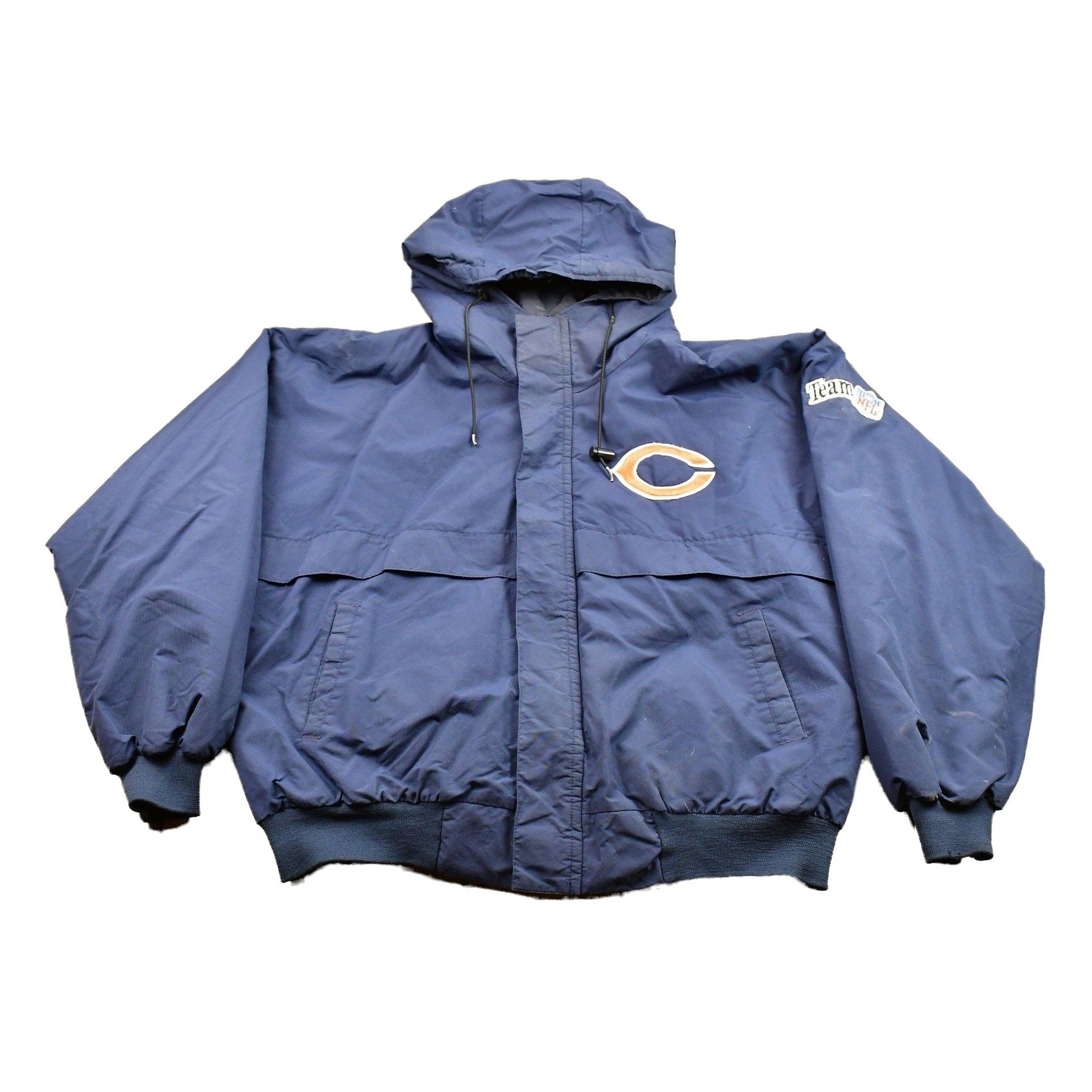 Proper Vintage Clothing > Gender Neutral Adult Clothing > Jackets & Coats Vintage 1980s Chicago Bears NFL Jacket / NFL Team Logo Print / Winter Sportswear / Streetwear / Football Fan Gear / Made In USA