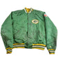 Proper Vintage Clothing > Gender Neutral Adult Clothing > Jackets & Coats Vintage 1980s Green Bay Packers NFL Satin Starter Jacket / Snap Button / Streetwear / Embroidered / Made In USA / Distressed