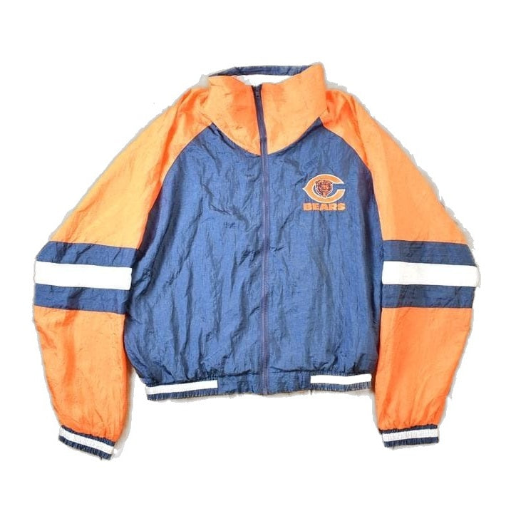 Proper Vintage Clothing > Gender Neutral Adult Clothing > Jackets & Coats Vintage 1980s NFL Chicago Bears Embroidered Windbreaker Made In USA