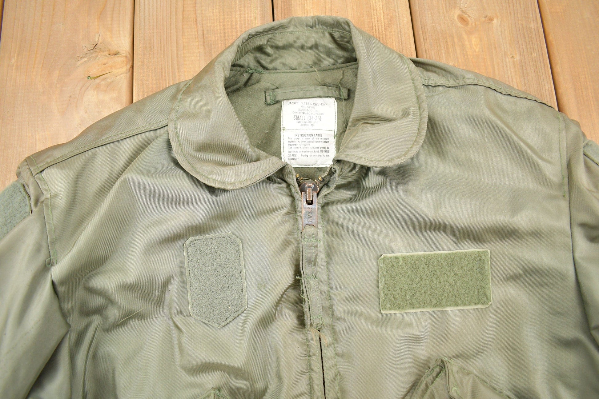 Proper Vintage Clothing > Gender Neutral Adult Clothing > Jackets & Coats Vintage 1984 Army Flyers Jacket / Type CWU 45/P Bomber Jacket / Militaria / Size Small / Streetwear / Army Flight Jacket