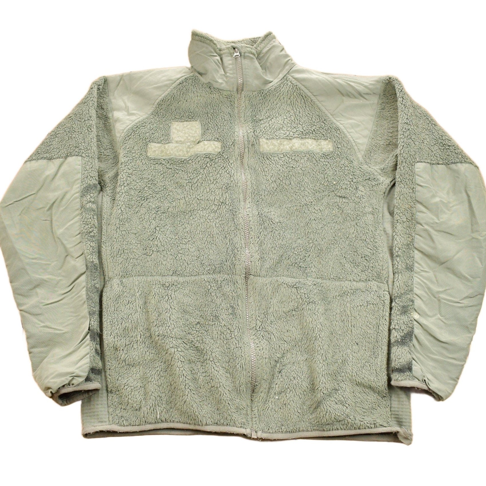 Proper Vintage Clothing > Gender Neutral Adult Clothing > Jackets & Coats Vintage 1990s Air Force Cold Weather Polar Tec Fleece Sweater / Army / Streetwear Fashion / Army Jacket / Deep Pile Fleece / Size L