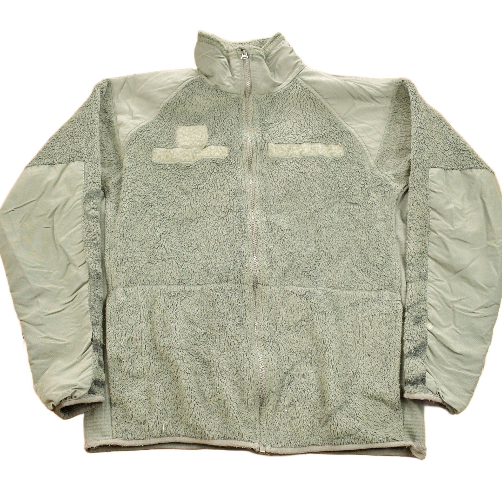 Proper Vintage Clothing > Gender Neutral Adult Clothing > Jackets & Coats Vintage 1990s Air Force Cold Weather Polar Tec Fleece Sweater / Army / Streetwear Fashion / Army Jacket / Deep Pile Fleece / Size L