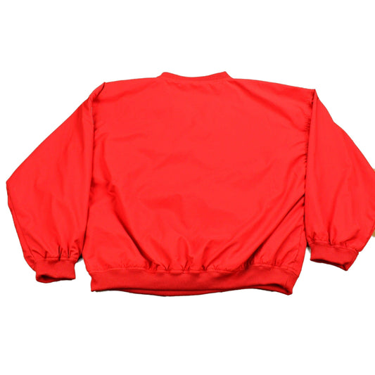 Proper Vintage Clothing > Gender Neutral Adult Clothing > Jackets & Coats Vintage 1990s Chicago Bulls NBA Windbreaker Jacket / Team Logo / Athletic Sportswear / Logo Athletic / Streetwear / Pullover / Athleisure