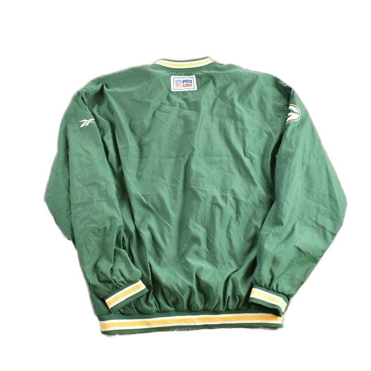 Proper Vintage Clothing > Gender Neutral Adult Clothing > Jackets & Coats Vintage 1990s NFL Greenbay Packers Starter Pro Line Windbreaker Jacket / Vintage Starter / Color Block / Sportswear / Patchwork