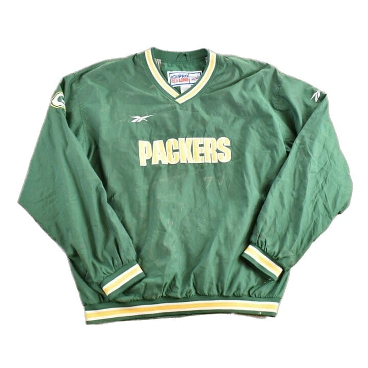 Proper Vintage Clothing > Gender Neutral Adult Clothing > Jackets & Coats Vintage 1990s NFL Greenbay Packers Starter Pro Line Windbreaker Jacket / Vintage Starter / Color Block / Sportswear / Patchwork