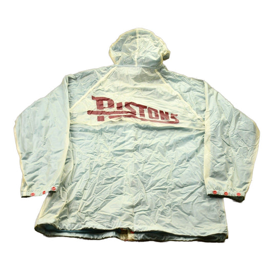 Proper Vintage Clothing > Gender Neutral Adult Clothing > Jackets & Coats Vintage 1990s Pro Player Detroit Pistons MLB Windbreaker Rain Jacket / Team Logo / Athletic Spring Summer Sportswear / 90s NBA / Athleisure