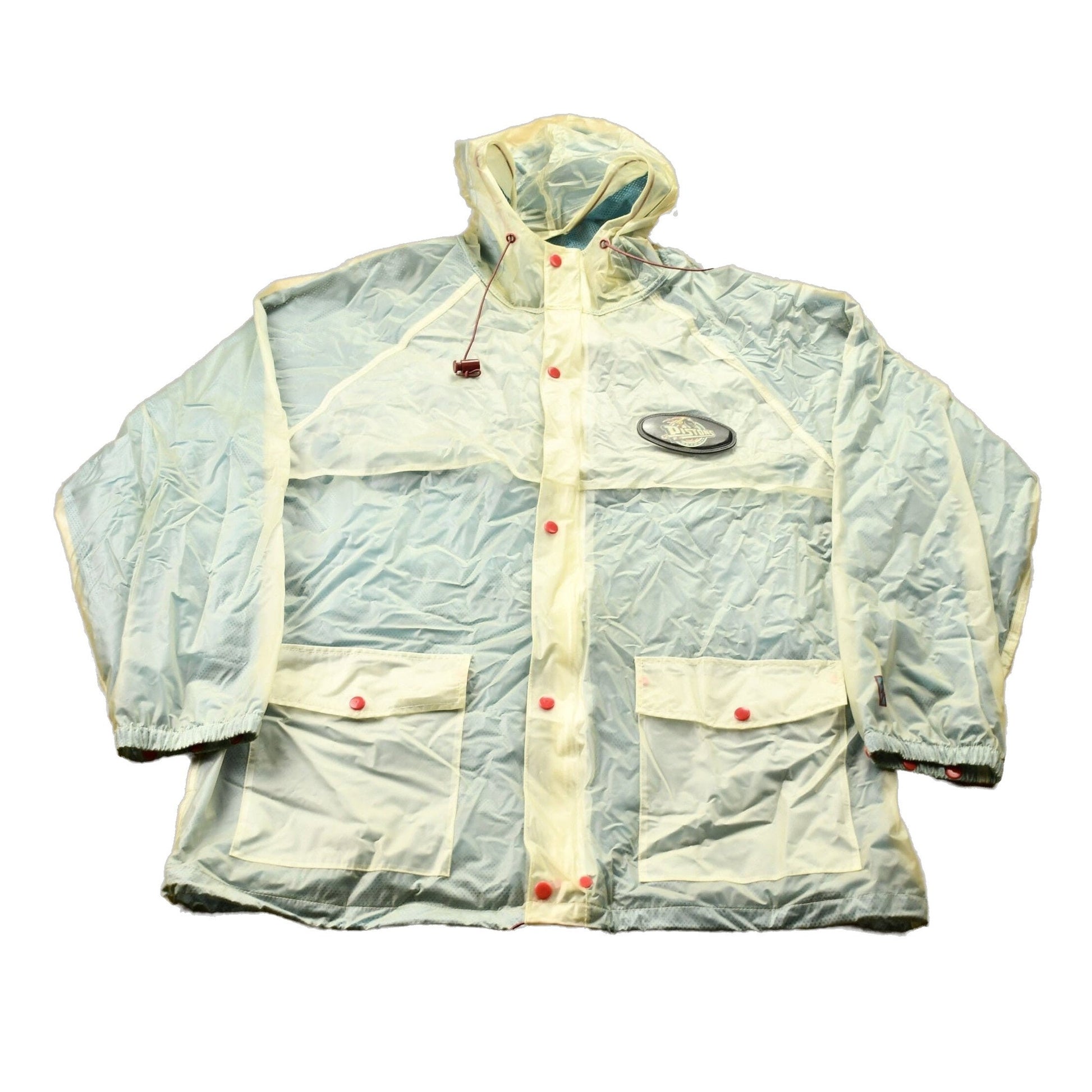 Proper Vintage Clothing > Gender Neutral Adult Clothing > Jackets & Coats Vintage 1990s Pro Player Detroit Pistons MLB Windbreaker Rain Jacket / Team Logo / Athletic Spring Summer Sportswear / 90s NBA / Athleisure