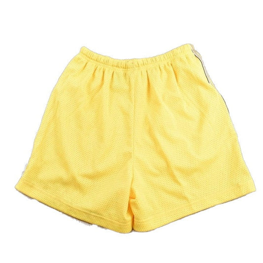 Proper Vintage Clothing > Gender Neutral Adult Clothing > Shorts Vintage 1980s The Body Co Athletic Shorts Size Small / 80s Clothing / Vintage Short Shorts / Made in USA / Summer Wear / Yellow/ Jorts