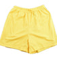 Proper Vintage Clothing > Gender Neutral Adult Clothing > Shorts Vintage 1980s The Body Co Athletic Shorts Size Small / 80s Clothing / Vintage Short Shorts / Made in USA / Summer Wear / Yellow/ Jorts