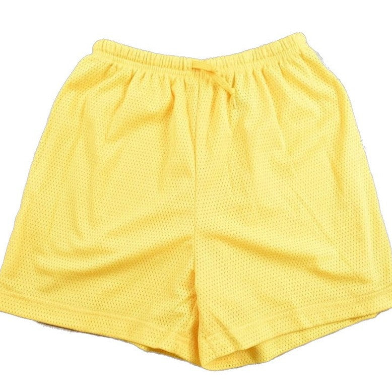 Proper Vintage Clothing > Gender Neutral Adult Clothing > Shorts Vintage 1980s The Body Co Athletic Shorts Size Small / 80s Clothing / Vintage Short Shorts / Made in USA / Summer Wear / Yellow/ Jorts