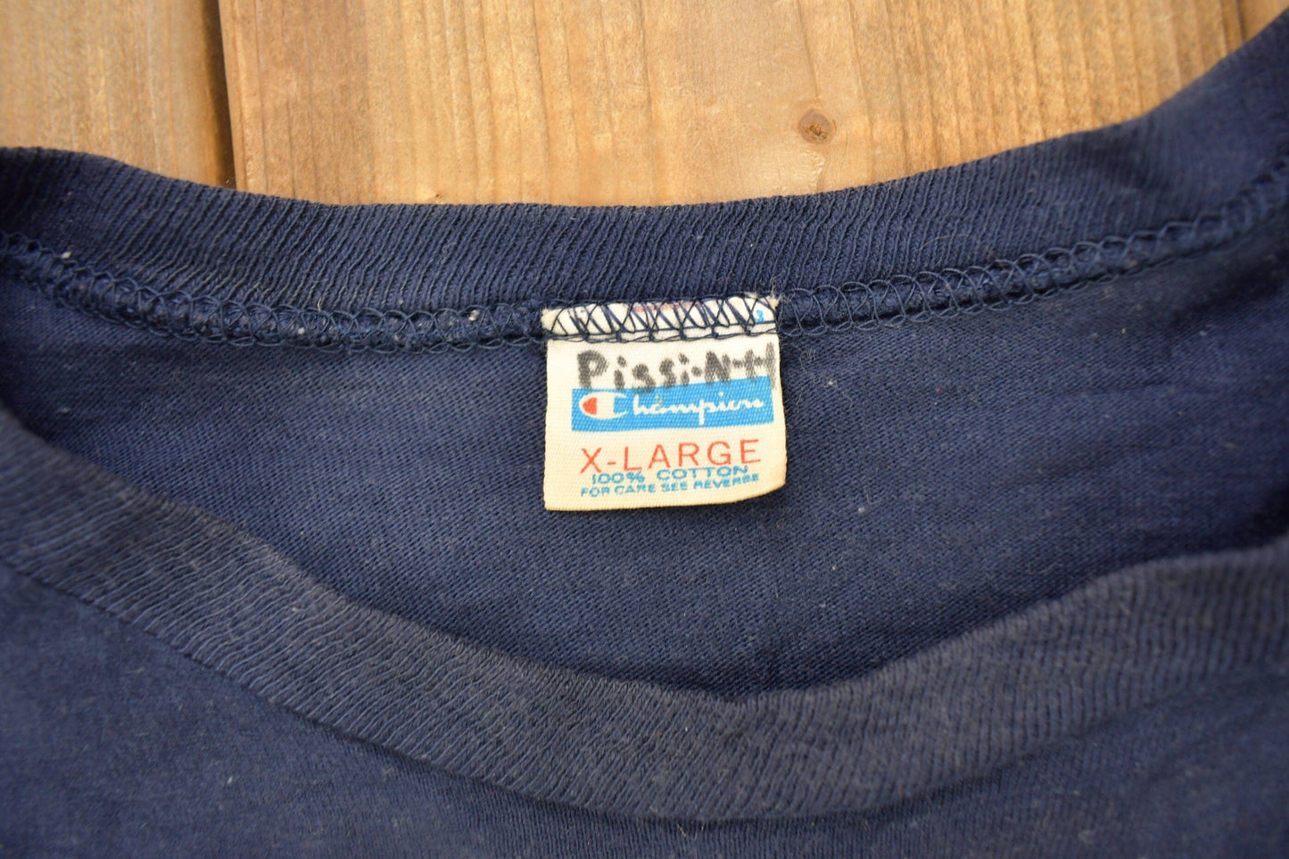 Proper Vintage Clothing > Gender Neutral Adult Clothing > Tops & Tees > T Shirts Vintage 1970s Chicago Bears NFL Champion T-Shirt / Made In USA / Single Stitch / NFL / 90s Streetwear / Sportswear / Vintage Champion