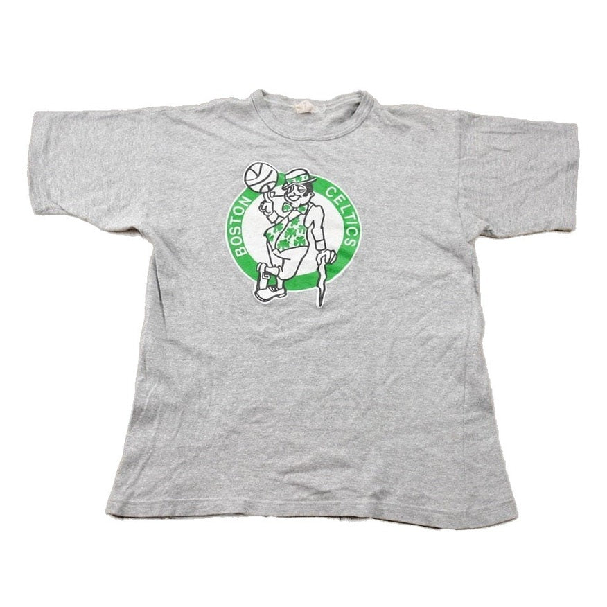 Proper Vintage Clothing > Gender Neutral Adult Clothing > Tops & Tees > T Shirts Vintage 1980s Boston Celtics Logo NBA Ravens T-Shirt / Sportswear / Basketball / Made In Canada
