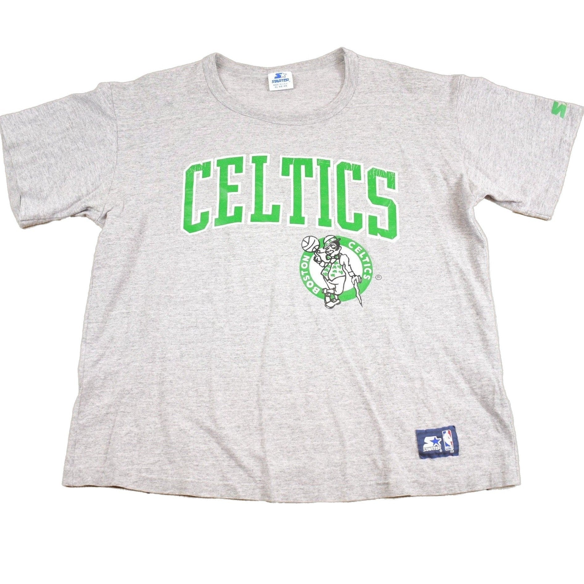 Proper Vintage Clothing > Gender Neutral Adult Clothing > Tops & Tees > T Shirts Vintage 1980s Boston Celtics NBA Starter T-Shirt / Sportswear / Single Stitch / Basketball / Made In USA