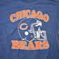 Proper Vintage Clothing > Gender Neutral Adult Clothing > Tops & Tees > T Shirts Vintage 1980s Chicago Bears NFL Graphic T-Shirt / Made In USA / Single Stitch / NFL / 90s Streetwear / Sportswear