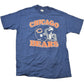 Proper Vintage Clothing > Gender Neutral Adult Clothing > Tops & Tees > T Shirts Vintage 1980s Chicago Bears NFL Graphic T-Shirt / Made In USA / Single Stitch / NFL / 90s Streetwear / Sportswear
