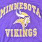 Proper Vintage Clothing > Gender Neutral Adult Clothing > Tops & Tees > T Shirts Vintage 1980s Minnesota Vikings NFL Graphic T-Shirt / Logo 7 Made In USA / Single Stitch / NFL / 90s Streetwear / Sportswear