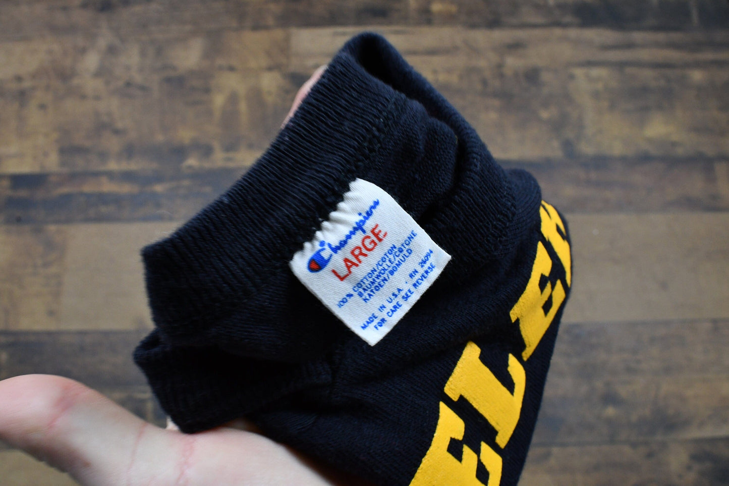 Proper Vintage Clothing > Gender Neutral Adult Clothing > Tops & Tees > T Shirts Vintage 1980s Pittsburgh Steelers Jersey Style Champion T-Shirt / NFL Football / Streetwear / Retro Style / Made In The USA