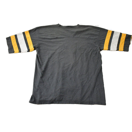 Proper Vintage Clothing > Gender Neutral Adult Clothing > Tops & Tees > T Shirts Vintage 1980s Pittsburgh Steelers NFL Football Graphic T-Shirt Made In USA
