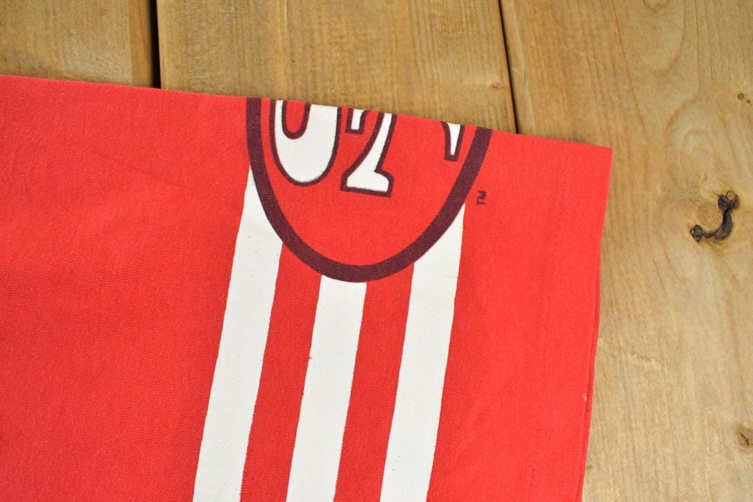 Proper Vintage Clothing > Gender Neutral Adult Clothing > Tops & Tees > T Shirts Vintage 1980s San Francisco Aop NFL Graphic print T-Shirt/ Made In USA / 80s Single Stitch San Fran / NFL / 90s Streetwear