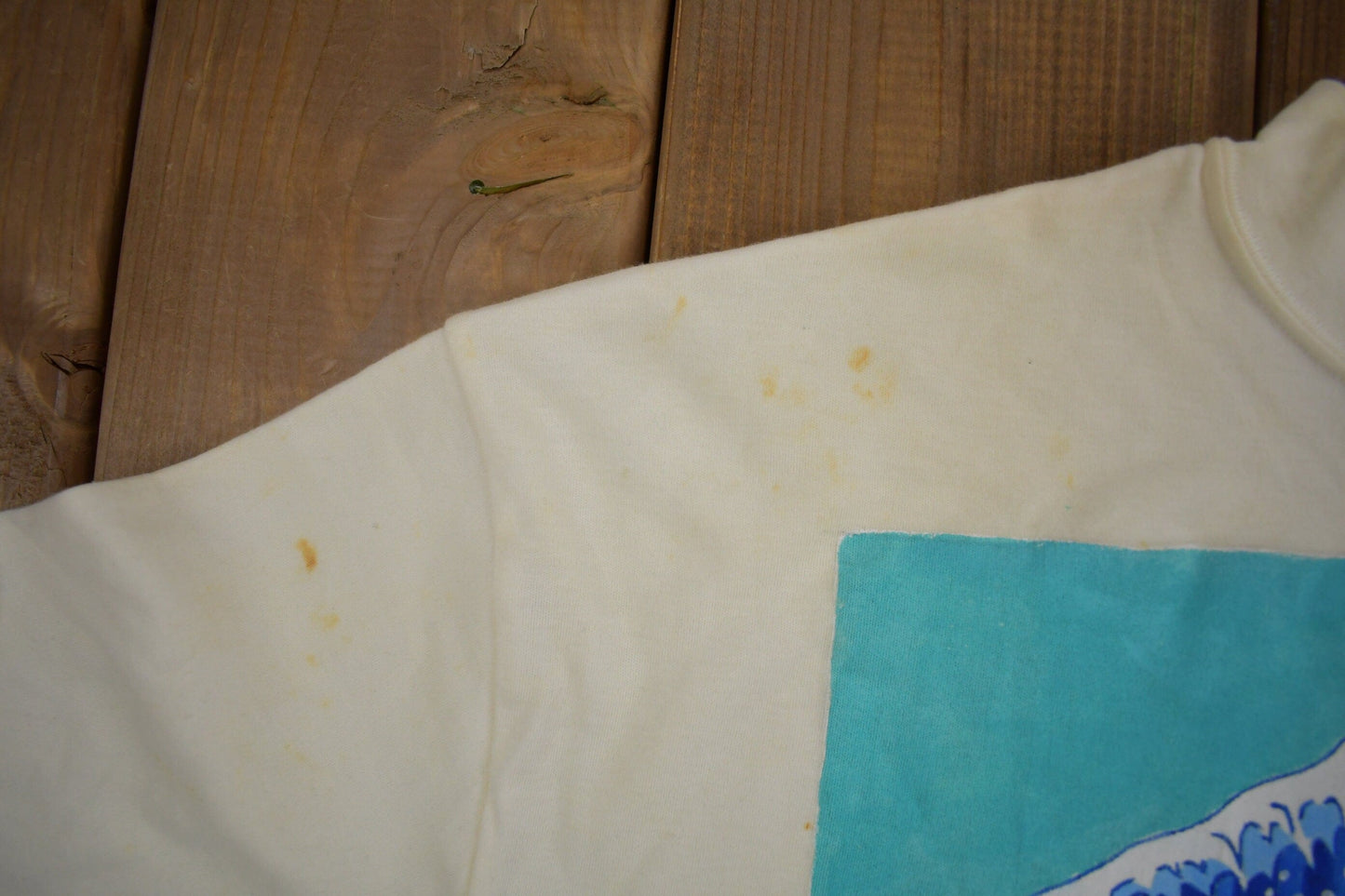 Proper Vintage Clothing > Gender Neutral Adult Clothing > Tops & Tees > T Shirts Vintage 1980s Takaoka Beach Club Surfing Graphic Souvenir T Shirt / Vintage Japan / Made In USA / Vacation Tee / Travel T Shirt / Mockneck