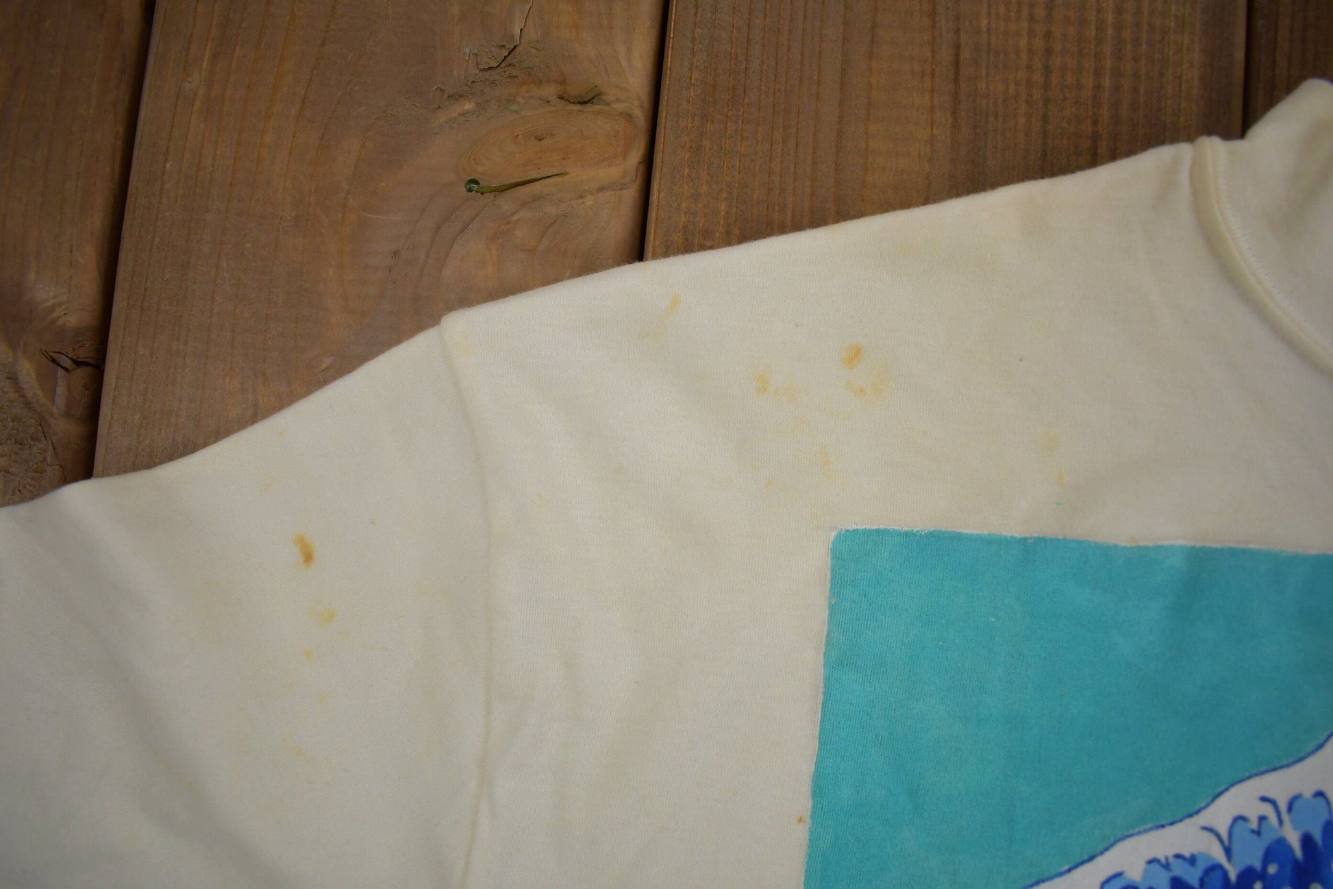 Proper Vintage Clothing > Gender Neutral Adult Clothing > Tops & Tees > T Shirts Vintage 1980s Takaoka Beach Club Surfing Graphic Souvenir T Shirt / Vintage Japan / Made In USA / Vacation Tee / Travel T Shirt / Mockneck