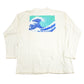 Proper Vintage Clothing > Gender Neutral Adult Clothing > Tops & Tees > T Shirts Vintage 1980s Takaoka Beach Club Surfing Graphic Souvenir T Shirt / Vintage Japan / Made In USA / Vacation Tee / Travel T Shirt / Mockneck