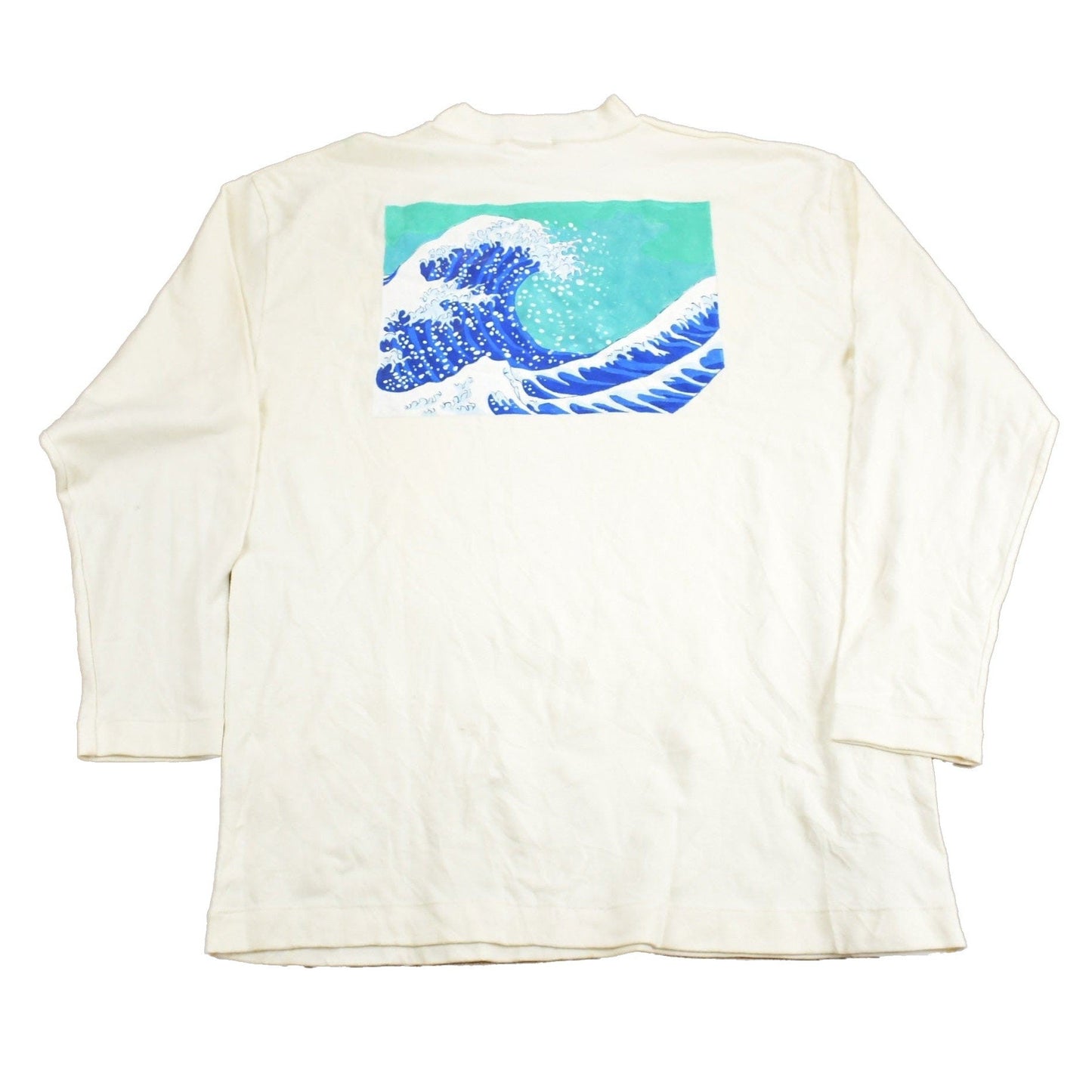 Proper Vintage Clothing > Gender Neutral Adult Clothing > Tops & Tees > T Shirts Vintage 1980s Takaoka Beach Club Surfing Graphic Souvenir T Shirt / Vintage Japan / Made In USA / Vacation Tee / Travel T Shirt / Mockneck