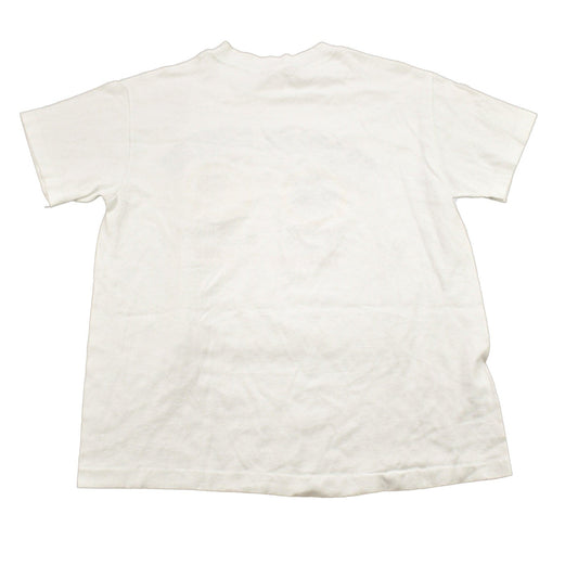 Proper Vintage Clothing > Gender Neutral Adult Clothing > Tops & Tees > T Shirts Vintage 1988 Edmonton Oilers Vs Chicago Blackhawks NHL Graphic T-Shirt / Made In USA / Single Stitch / NHL Hockey / Bradley Center