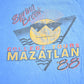 Proper Vintage Clothing > Gender Neutral Adult Clothing > Tops & Tees > T Shirts Vintage 1988 Mazatlan College Tours Souvenir T Shirt / Spring Break / Single Stitch / Vacation Tee / Travel T Shirt