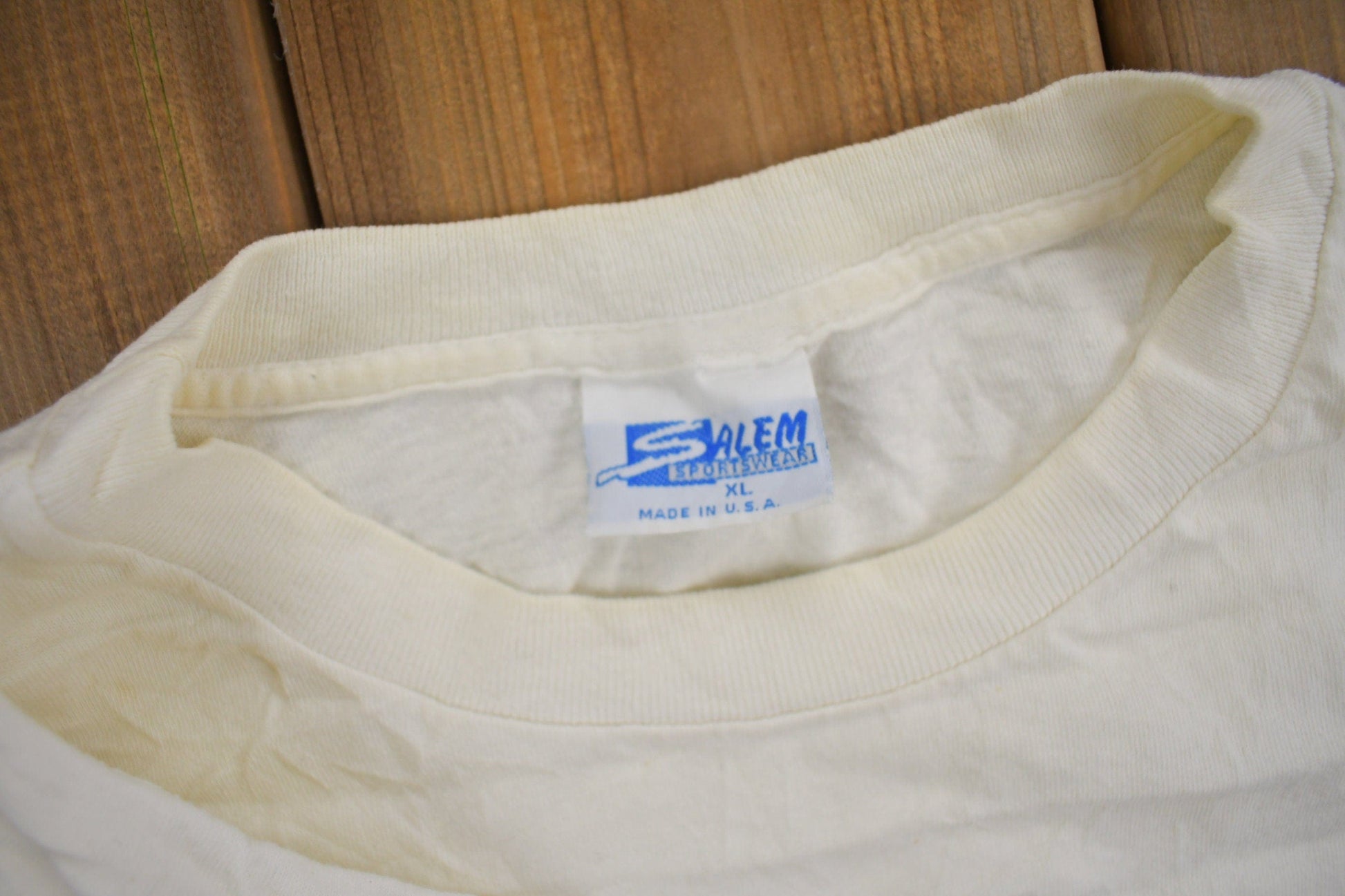 Proper Vintage Clothing > Gender Neutral Adult Clothing > Tops & Tees > T Shirts Vintage 1988 Orell Hershisher LA Dodgers MLB Graphic T-Shirt / Made In USA / Single Stitch / Baseball / Salem Sportswear