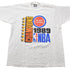 Proper Vintage Clothing > Gender Neutral Adult Clothing > Tops & Tees > T Shirts Vintage 1989 Detroit Pistons NBA World Champions Graphic T-Shirt / Made In USA / Single Stitch / NBA Basketball / Motor City Bad Boys