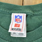 Proper Vintage Clothing > Gender Neutral Adult Clothing > Tops & Tees > T Shirts Vintage 1990s AJ Hawk Green Bay Packers NFL T-Shirt / Made In USA / Single Stitch / 90s Streetwear / Sportswear