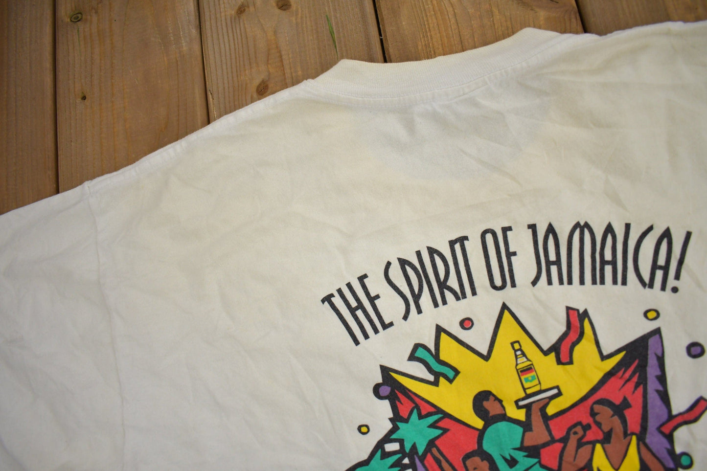Proper Vintage Clothing > Gender Neutral Adult Clothing > Tops & Tees > T Shirts Vintage 1990s Appleton Jamaica Rum Graphic T Shirt / Vintage T Shirt / Streetwear / Graphic Tee / Made In Canada / The Spirit Of Jamaica