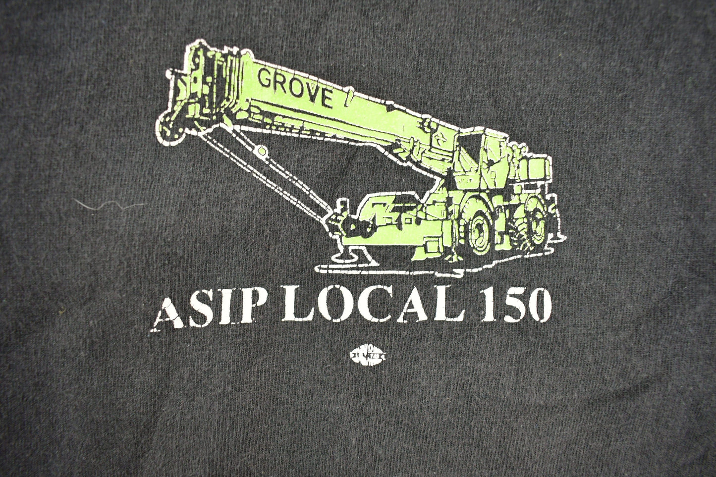 Proper Vintage Clothing > Gender Neutral Adult Clothing > Tops & Tees > T Shirts Vintage 1990s ASIP Local 150 Hoisting & Rigging Graphic T Shirt / Vintage T Shirt / Streetwear / Graphic Tee / Made In USA