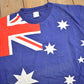 Proper Vintage Clothing > Gender Neutral Adult Clothing > Tops & Tees > T Shirts Vintage 1990s Australian Flag All Over Print Graphic T Shirt / Vintage T Shirt / Streetwear / Graphic Tee / Flag Shirt