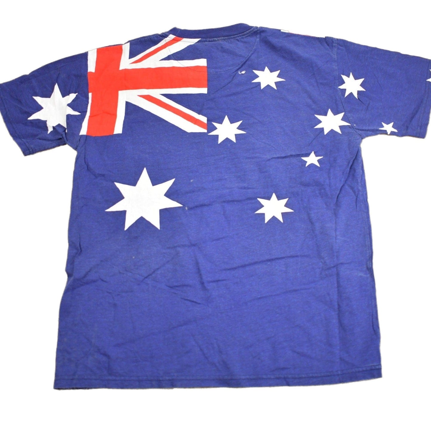 Proper Vintage Clothing > Gender Neutral Adult Clothing > Tops & Tees > T Shirts Vintage 1990s Australian Flag All Over Print Graphic T Shirt / Vintage T Shirt / Streetwear / Graphic Tee / Flag Shirt