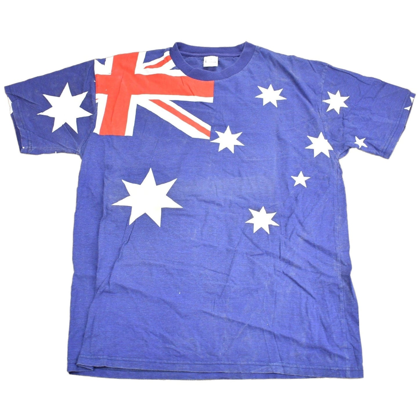Proper Vintage Clothing > Gender Neutral Adult Clothing > Tops & Tees > T Shirts Vintage 1990s Australian Flag All Over Print Graphic T Shirt / Vintage T Shirt / Streetwear / Graphic Tee / Flag Shirt