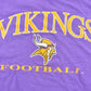 Proper Vintage Clothing > Gender Neutral Adult Clothing > Tops & Tees > T Shirts Vintage 1990s Champion Minnesota Vikings NFL Graphic T-Shirt/ Made In USA / Single Stitch / NFL / 90s Streetwear / Sportswear